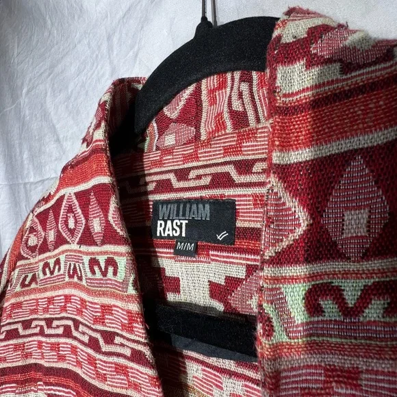William Rast Cocoon Aztec Print Jacket - Picture 3 of 5